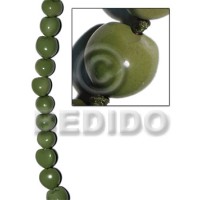 kukui seed  olive green  16