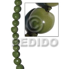 kukui seed  olive green  16