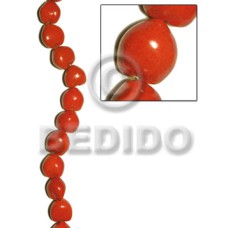 kukui seed  orange  16 pcs.