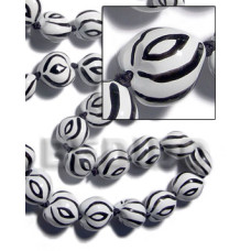 kukui seeds in animal print  zebra