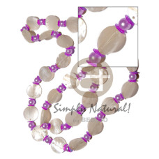 27 pcs. single row 25mm natural white