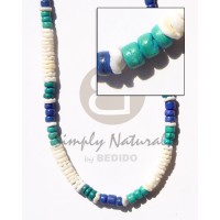 4 5 heishe white clam with 4 5 coco