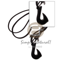 black carabao horn hook 40mm on adjustable