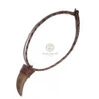 braided nito with marble stone 75mmx30mm tooth