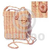 abaca sling bag l=5 in. w= 6