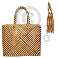 pandan indo stripe bag large 14 .5