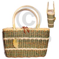 rattan handle with abaca large 11x 2