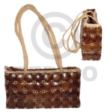 coco bag recta large 11x3x6 in handle