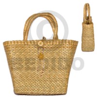 tikog bag square small 7x3x6 in handle