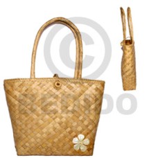 pandan sofia bag 9x2.5x9 in.  handle