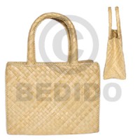 pandan tote bag 13inx5inx10in