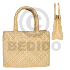 pandan tote bag 13inx5inx10in