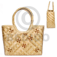 pandan with patching bag large 11x5x9 in 