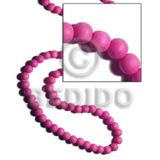 10mm natural white round wood beads