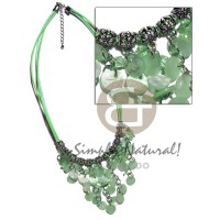 cleopatra dangling 10mm ( 36pcs.) pastel green