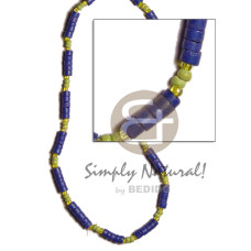 4 5mm navy blue coco heishe with 2 3mm