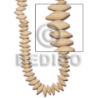 natural white wood slide cut 8mmx9mmx22mm