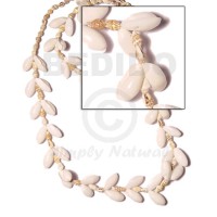 bubble shell with nassa white length =35