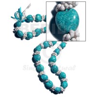 27 pcs. of kukui nuts in high