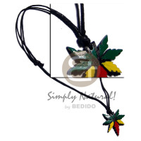 35mm coco rasta mj pendant in adjustable