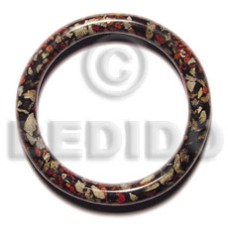 burgundy red and tiger corals 10mmx60mm