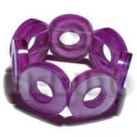 30mm capiz shell rings lavender