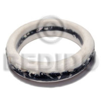 h=20mm thickness=12mm inner diameter 65mm bangle  creme black