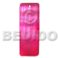 40mmx15mm pink hammershell with resin backing