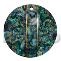 round  crushed limestones with brass wire