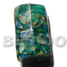 octagon tube  crushed limestones in resin