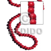 10mm natural white round wood beads