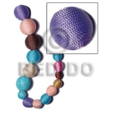 20mm natural white round wood beads