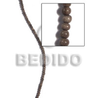 4mm camagong tiger ebony hardwood round beads