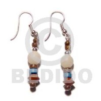 dangling buri beads 4 5mm coco Pokalet wood beads combination