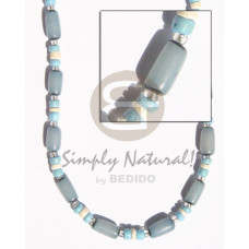 turq. blue buri tube withturq. blue coco