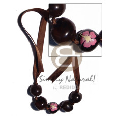 kukui nuts ribbon choker