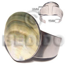 haute hippie 30mmx15mm metal cuff bangle with