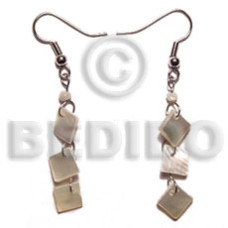 dangling 8mm hammershell triple diamond