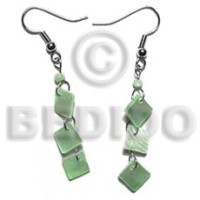 dangling 8mm pastel green hammershell triple