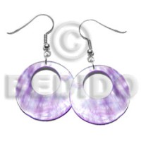 dangling 35mm lilac round hammershell