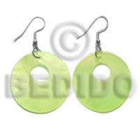 dangling 35mm yellow green hammershell with 10mm