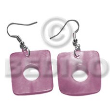 dangling 35mm square hammershell  lilac