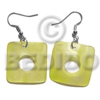 dangling 35mm square hammershell  yellow