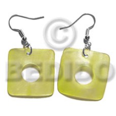 dangling 35mm square hammershell  yellow