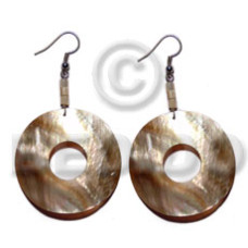 dangling 35mm brownlip ring