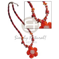 red horn capsule with hammershell heishe and