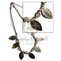 2 layer wax cord with 25mm blacklip