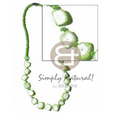 floating colored white rose in glass beads