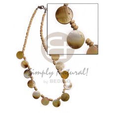 2 3mm coco Pokalet. natural white with 12pcs.10mm