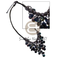 cleopatra dangling 10mm ( 36pcs.) paua shell